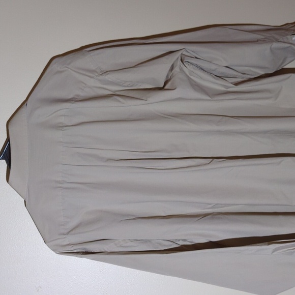 Preswick and Moore tan dress shirt, 2XL - Picture 5 of 5